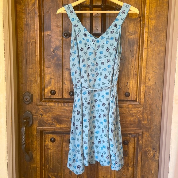 MARC by MARC JACOBS 10th Anniversary Ltd Ed Teal 100% Silk Collection Dress Sz M - Picture 3 of 11